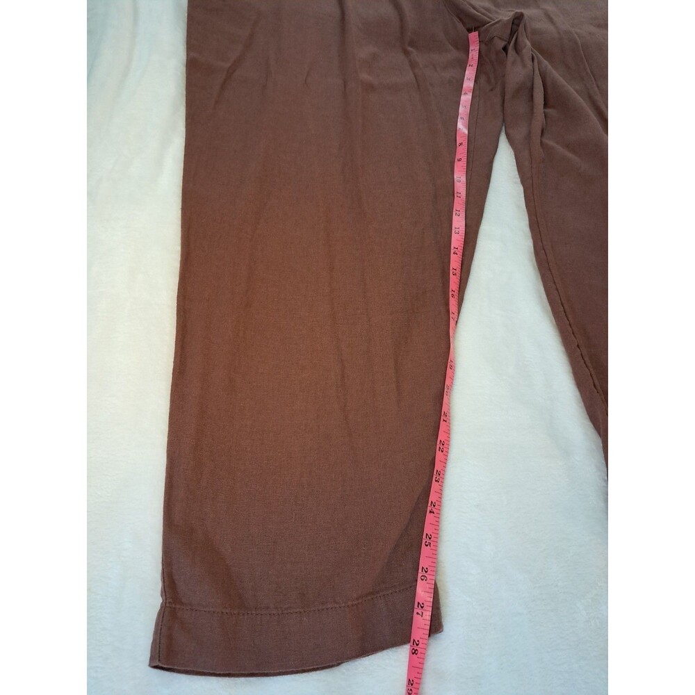 Old Navy Straight Leg Comfort Elastic-Waistband Linen Bldnd Pants Size XXL NWT - Picture 9 of 10